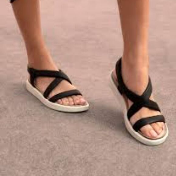 ECCO cream strappy sandals 5-5.5 - Picture 7 of 7